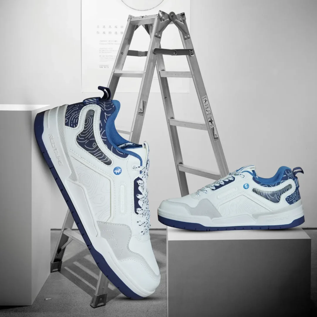 Redtape Navy Blue-White Trendy Sneakers
