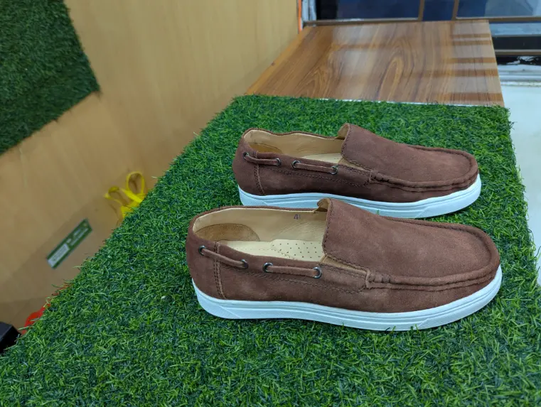 G Leather Heritage Olive Casual Loafer - Image 3
