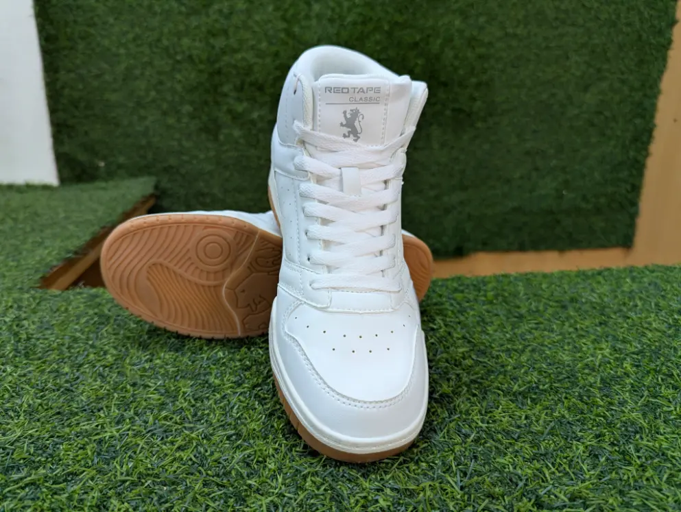Redtape High-Neck Sneakers | White - Premium Edition - Image 6