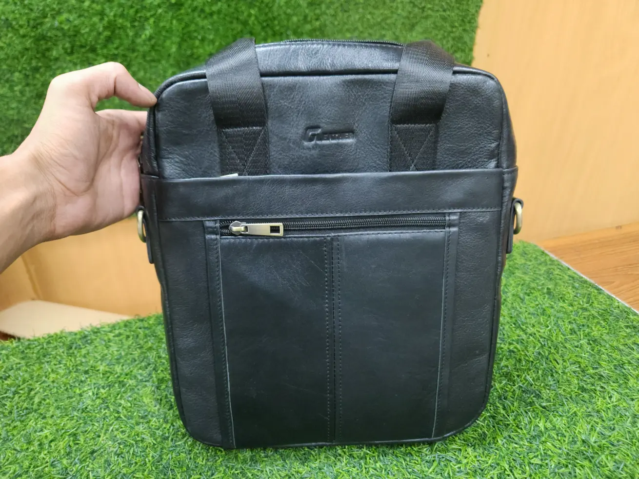 Luxury Leather Bag Redefine Your Style with Timeless Elegance! Classic Black - Image 2