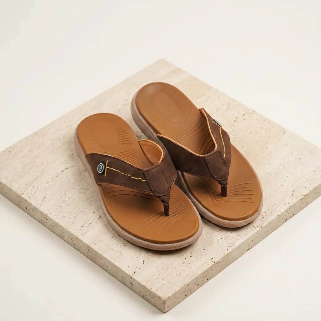 Comfort Brown Flip-Flops
