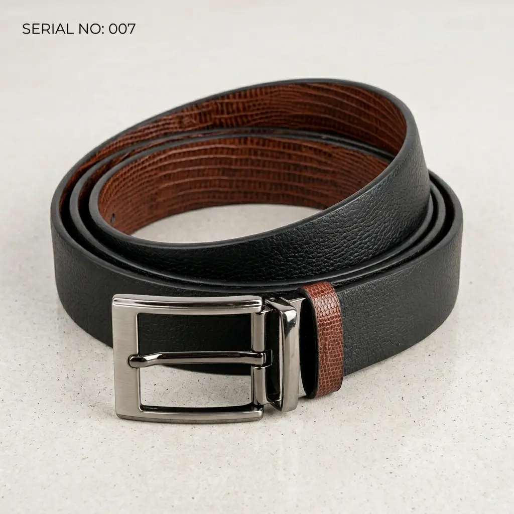 Reversible Formal Leather Belt (Code: 007)