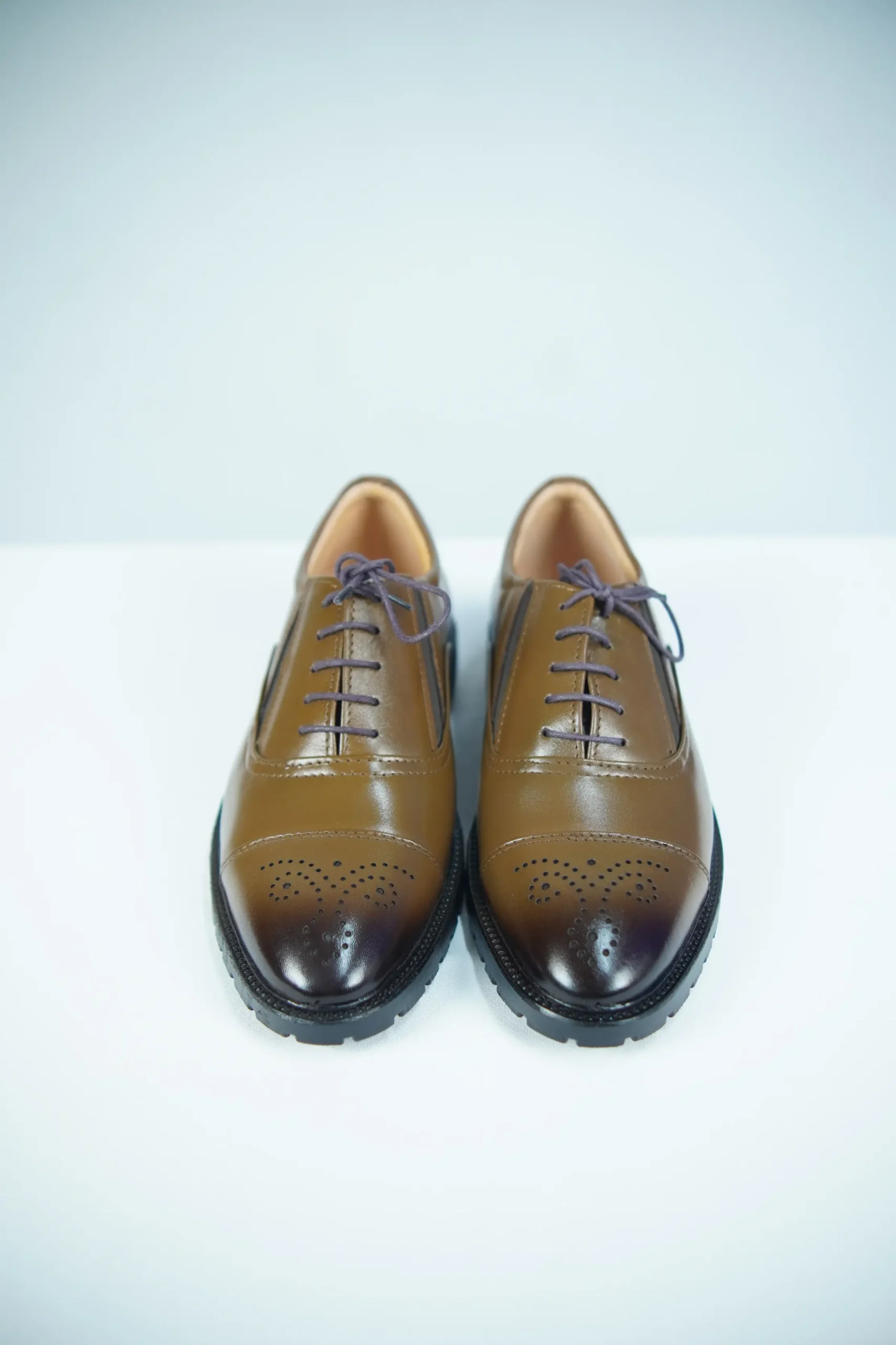 Exclusive Brogue Oxford Leather Shoes - Image 3